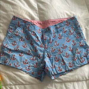 Lilly Pulitzer Nautical Anchor Women's Shorts - Blue and Red
